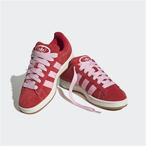 adidas campus rojas hombre|adidas campus shoes pink.